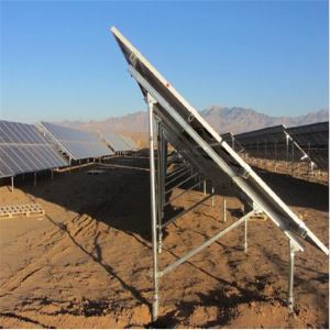 เสาเดียวแผงโซลาร์เซลล์แสงอาทิตย์ระบบติดตั้งแผงเซลล์แสงอาทิตย์ที่กำหนดเองกับระบบการติดตั้งคอนกรีตหรือสกรูดิน