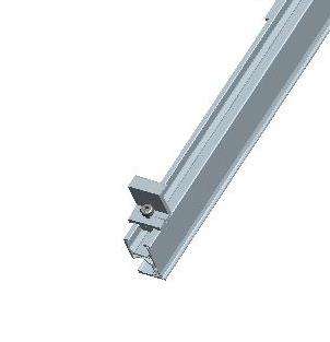 Vertical rail for solar pv ground mounting system Vertical rail for solar pv ground mounting system