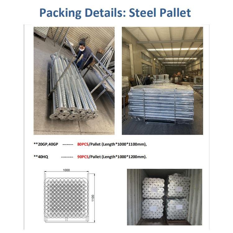 Packaging of no dig ground screw anchor