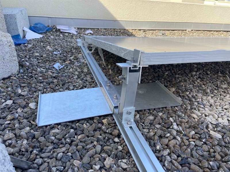 Ballast Solar Panel Mounting Structure Ballast Solar Panel Mounting Structure