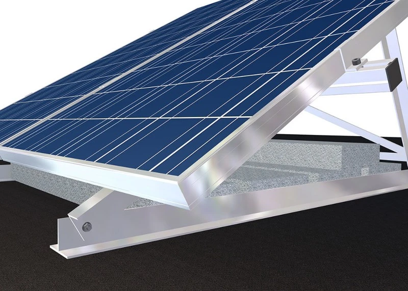 Ballast Solar Mount Detail Ballast Solar Mount Detail