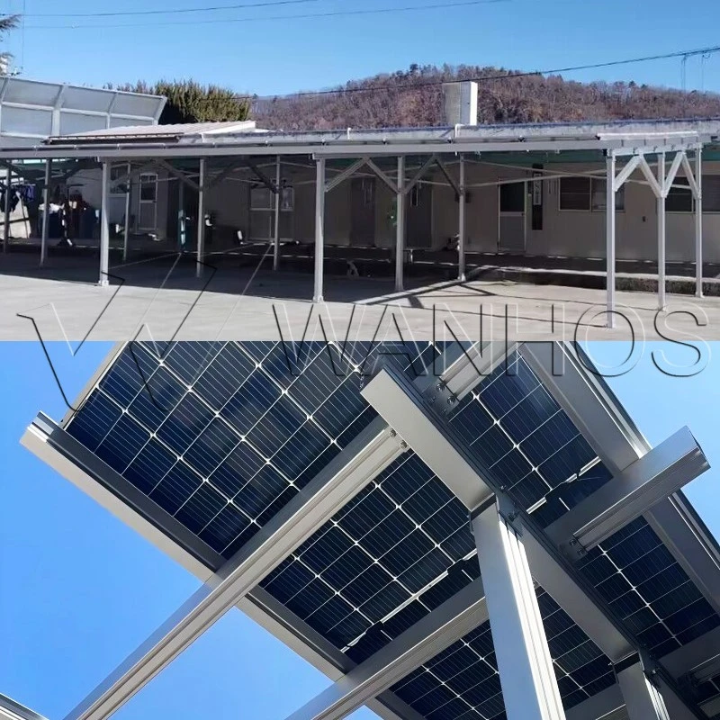 Residential Solar Powered Carport Real Usage Scene Residential Solar Powered Carport Real Usage Scene