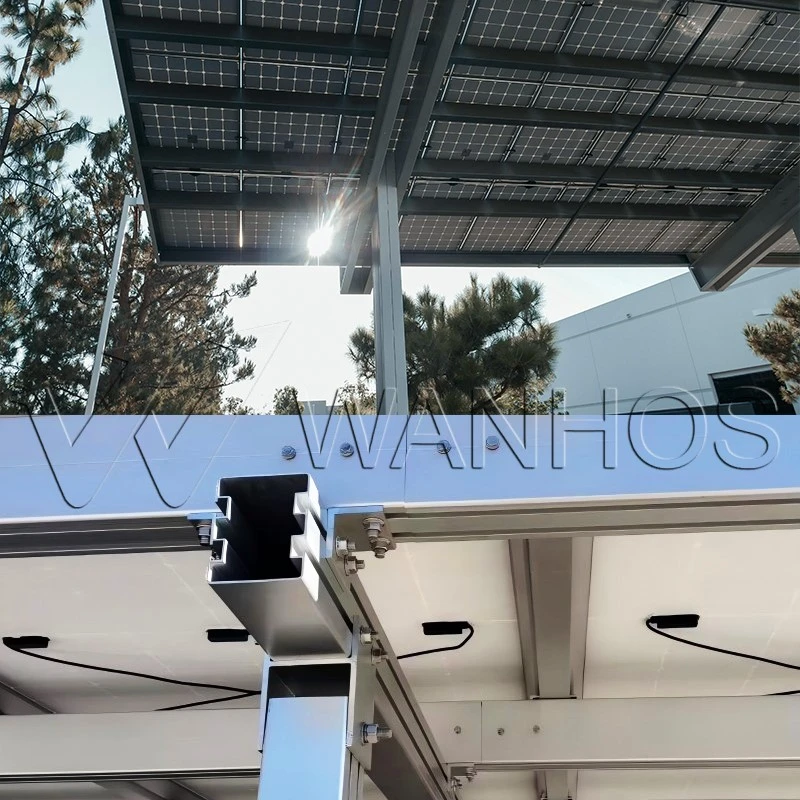 Residential Solar Powered Carport Detail_03 Residential Solar Powered Carport Detail_03