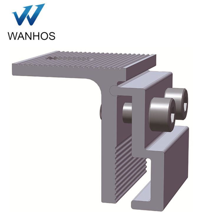 PV คุณภาพดีที่ติดตั้งระบบยืนตะขอแขวนหลังคารอยต่อของการติดตั้งง่าย