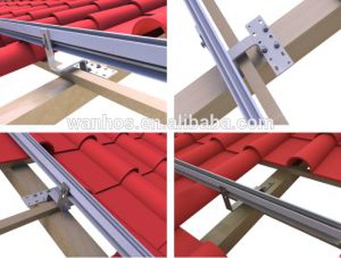 ตะขอสแตนเลสสำหรับติดตั้งแผงโซลาร์เซลล์หลังคา