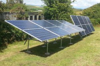 U-bolt เหล็กโครงสร้างการติดตั้งแผงแร็คระบบพลังงานแสงอาทิตย์