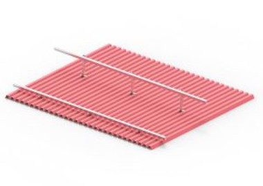 ขายึดแผงเซลล์แสงอาทิตย์แบบปรับเอียงได้สำหรับหลังคา