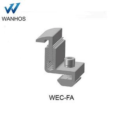 ที่หนีบแผงรางยึดที่ยึดปลายสำหรับการติดตั้งพลังงานแสงอาทิตย์