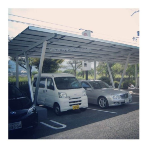 โครงสร้างสนับสนุนการติดตั้ง Carport Solar ระบบ Carport Solar Panel System ที่จอดรถชั้นวางระบบติดตั้ง