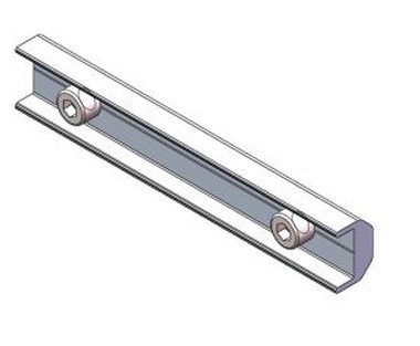 Solar Mounting System Rail Splice ภายนอก