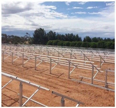 ground mount solar array Project
